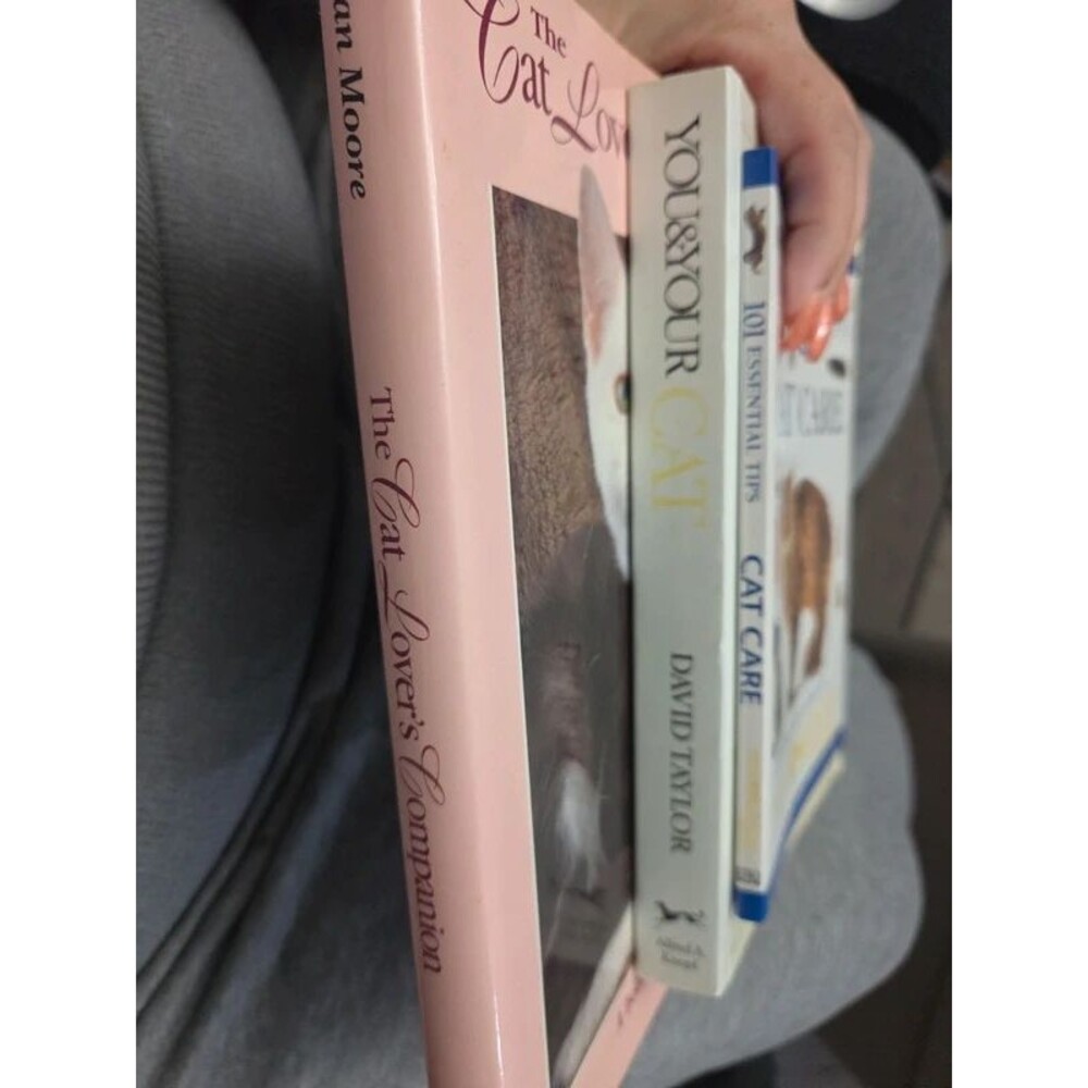 Books for cat lovers 3 pc bundle